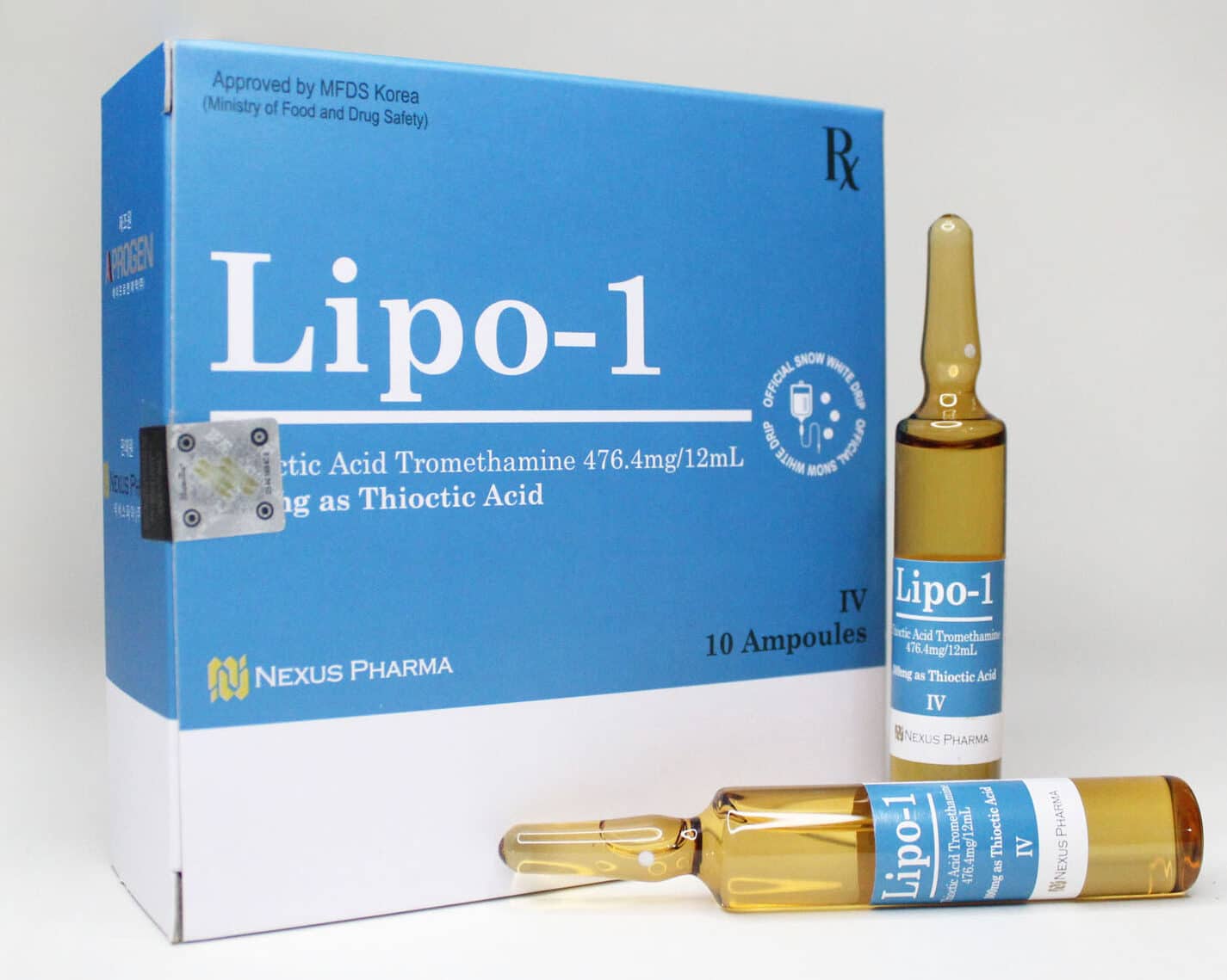 Lipo-1 Thioctic Acid injectable.